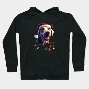 Christmas happy Labrador Retriever Dog Hoodie